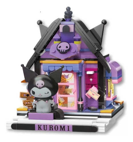 Bloques Armables Kuromi Con Casa 