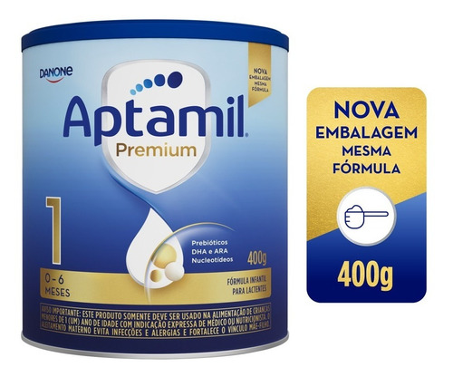 Danone Aptamil fórmula infantil em pó premium 400gr