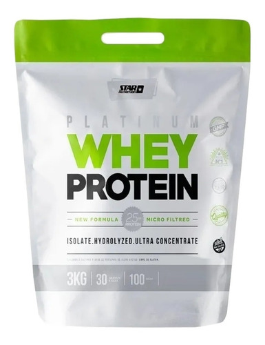 Premium Whey Protein Star Nutrition 3 Kg Proteína Suero