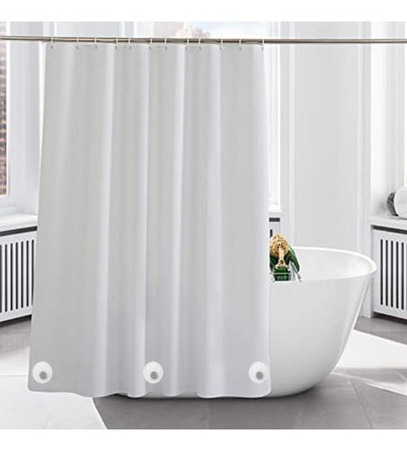 Imagen 2 de 4 de Cortina De Baño Peva Con 3 Imanes
