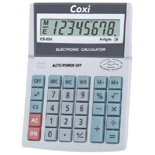 Calculadora Coxi Cx-024 12 X17 Cm 8 Dígitos Escritorio
