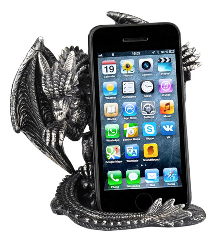Dragon - Soporte Para Teléfono, Soporte De Figura De Resina 