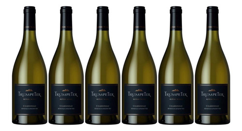 Vino Trumpeter Chardonay 750 Ml Botella Pack X6 Fullescabio