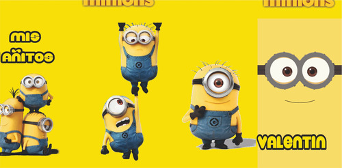 Cajitas Golosineras Milkbox Grandes Minion P/ Nenes X 10 Uni