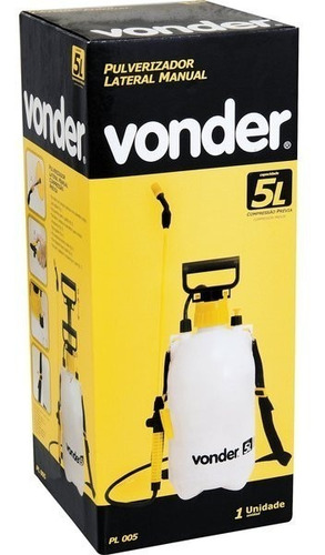 Imagem 2 de 3 de Pulverizador 5 Litros Vonder - Horta - Dedetizar - Jardim