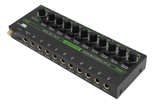 Mezclador De Sonido De 10 Canales Rgb Professional Stereo Pa