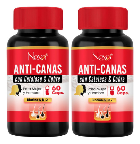 2 Nexo Anti Canas 60capsulas C/ - Unidad a $444