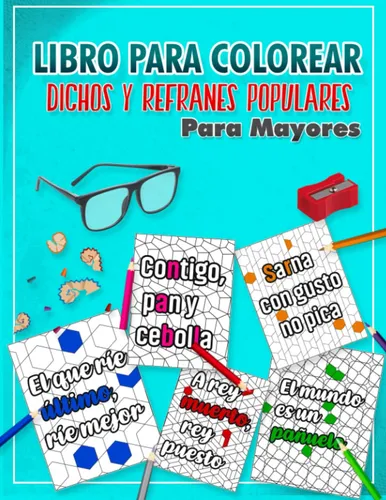 comprar Refranes Y Dichos Populares Para Colorear Adultos Mayo 71b3r