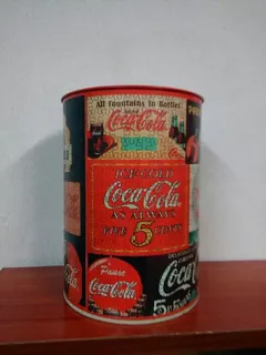 Coca Cola Lata Vintage De Carton De Colecciòn
