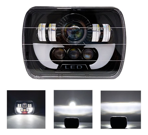 Faro Led Neblinero Rectangular Dual 7'' 31 W Auto Moto Jeep