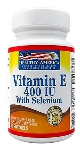 Vitamin E 400 Iu With Selenium - Unidad a $759