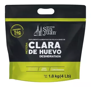 Bolsa Proteína Clara De Huevo Deshidratada 4lbs San Juan Fit Sabor Vainilla