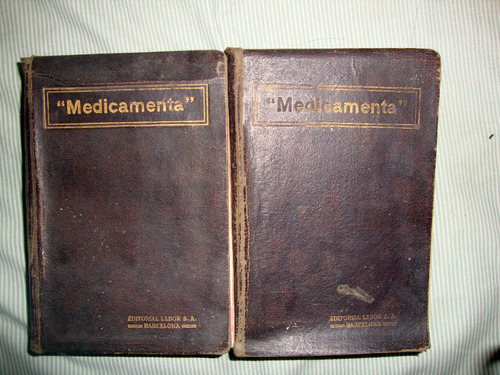 Vademecum Medicamenta De 1921 Doble Tomo  2000 Paginas