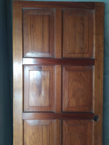 Puerta Madera Cedro Para Vano 0.90mx2.20m