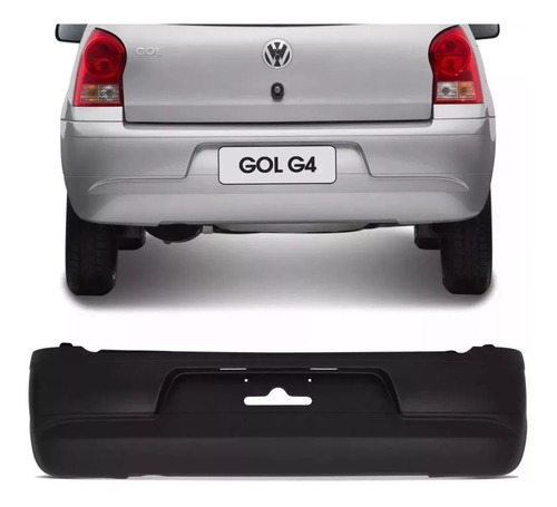 Paragolpe Trasero Vw Gol 06 07 08 09 10 11 12 13 14 15 (s)