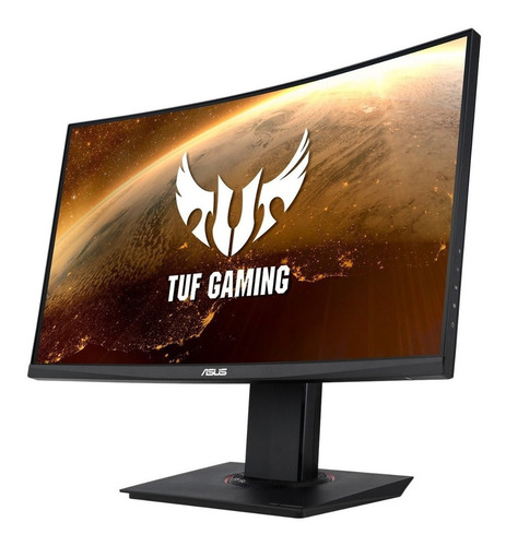 Monitor Gamer Curvo Asus Tuf Gaming Vg24vq Led 23.6  Negro