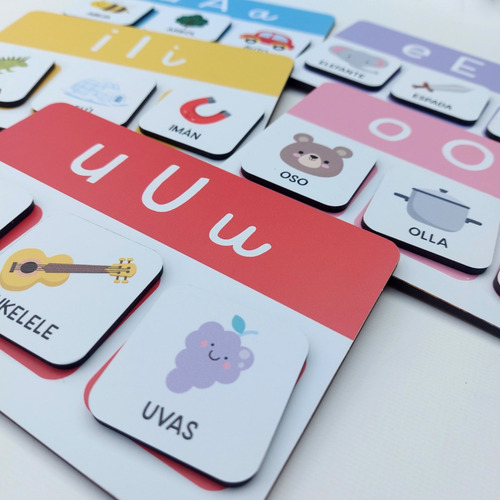 Imagen 4 de 6 de Combo Didáctico 3 Juegos Para Niños Vocales, Números Y Abc