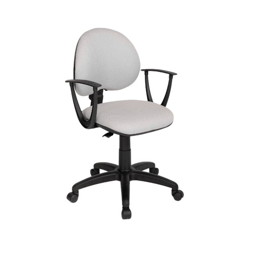 Silla de escritorio de Outlet Arcadia ergonómica gris con tapizado de marathon