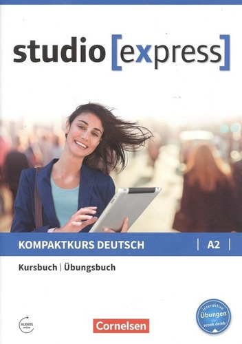 Studio Express A2 - Kurs-un Ubungbuch, De Funk, Hermann. Editorial Cornelsen, Tapa Blanda En Alemán, 2017