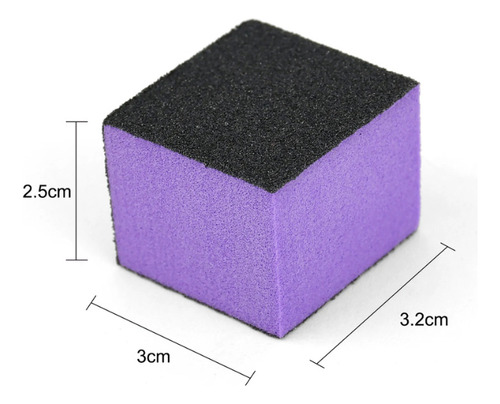 Mini Lima Buffer Para Uñas Bolsa 30 Unidades 100/60
