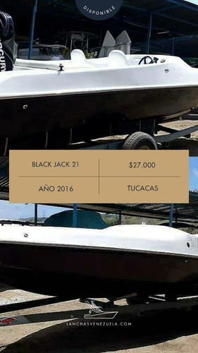 Imagen 2 de 8 de Lancha Black Jack 21 Lv712