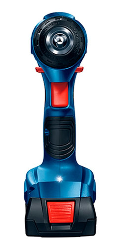 Imagen 4 de 5 de Taladro atornillador inalámbrico de 13mm Bosch GSR 180-LI 18V + 2 baterías de 2Ah con maletín de transporte 110V/220V