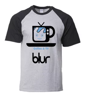 Camiseta Blur Coffee And Tv ( Exclusive )plus Size