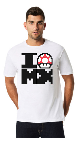 Pxld I Grow Up Mx - Playera Nes Mario Luigi Pixel Art -