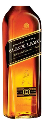 Pack De 4 Whisky Johnnie Walker Blend Black Label 750 Ml