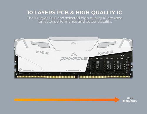 Timetec Pinnacle Konduit Rgb Kit De 16 Gb (2x8 Gb) Ddr4 3200
