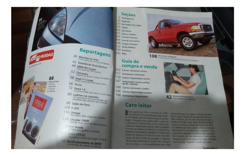 Revista Quatro Rodas Ano 38 Novembro 1998 Número 460 (Usado)