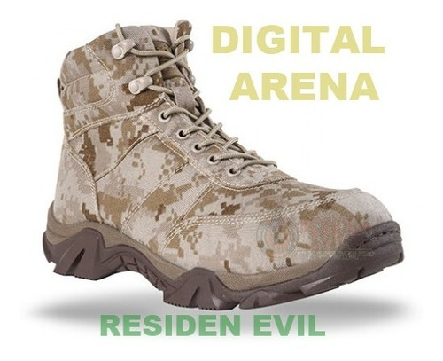 Imagen 3 de 5 de Bota Militar Digital Arena Stealth Airlight Zapato Tactico