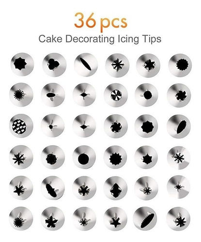 L Juego De 72 Piezas Para Decoración De Tartas, Set De