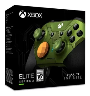 Control Microsoft Xbox Elite Series 2 Halo Infinite Sellado Color Verde