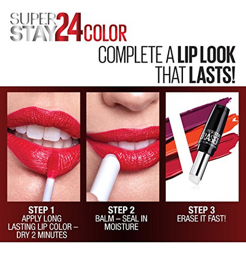 Batom Maybelline Superstay Wine Color 24h De Longa Duração