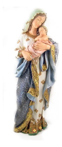 Religiosa 23 Pulgadas Bendecido Virgen María Madonna Y Niño 