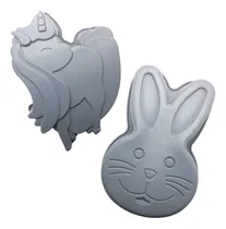 Comprar Molde Silicon Unicornio \u002F Conejo Reposteria Torta Gelatina