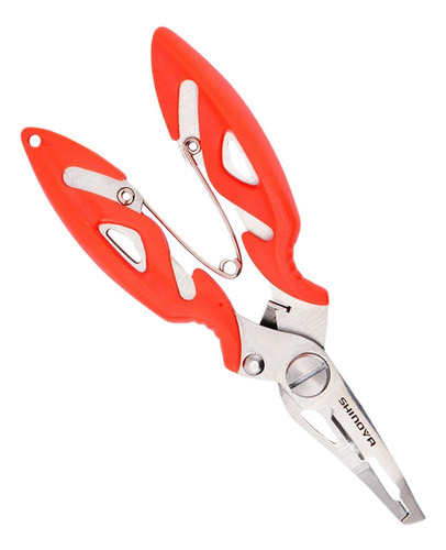 Alicates De Pesca Con Tijeras De Pesca Con Resorte, Naranja