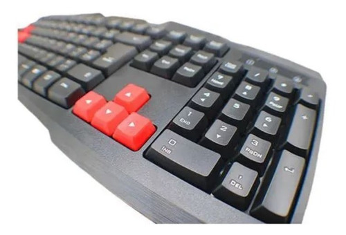 Imagem 3 de 7 de Kit Gamer Knup Teclado Mouse 3200dpi Headset Mousepad Kp2061