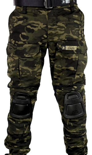 Calça Tática Ranger C Joelheira Multicam Black Tactical Dacs