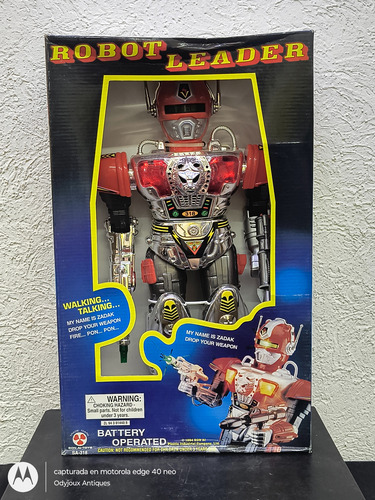 Robot Leader Zadak Rojo Son Ai Toys Vintage 1994 En Caja Robot Leader Zadak Rojo Son Ai Toys Vintage 1994 En Caja Rojo (Usado)