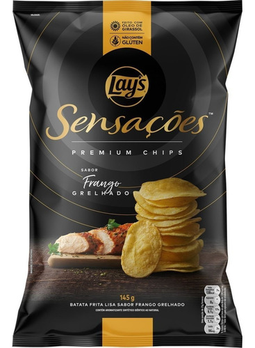 Batata Frita Sabor Frango Grelhado Sensações 145g Lay's