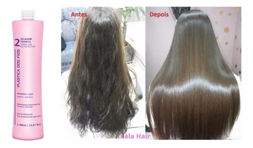 2 Progressiva Plastica Dos Fios E Btox Alisa Cabelos Afro