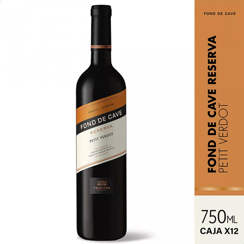 Vino Tinto Fond De Cave Reserva Petit Verdot - Caja X12