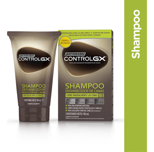 Just For Men Control Gx Shampoo Desvanecedor De Canas 3pack