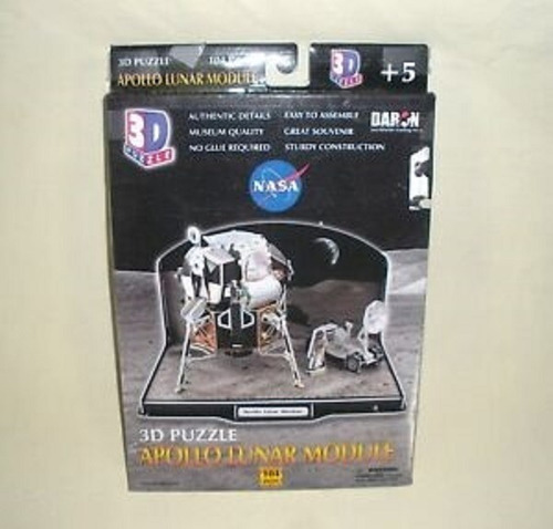 Rompecabezas 3d Del Módulo Lunar De Daron (104 Piezas)