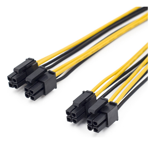 4 Unidades Eps Cpu 12v 8 Pinos Fêmea Para Dupla 8 Pinos (4+4