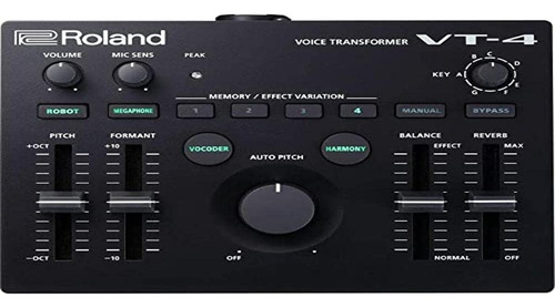 Roland Vt-4 Transformador Vocal Negro