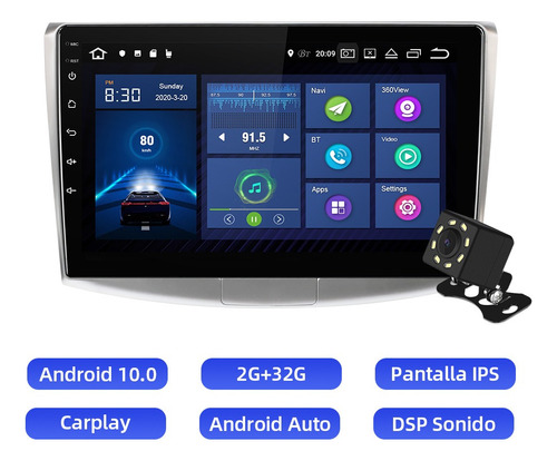 Estéreo Android 10 Carplay Para Vw Magotan Passat B6 B7 Cc