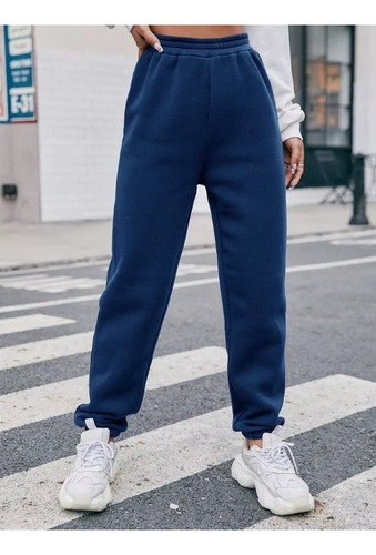Jogging Mujer Con Elástico Puño Casual Jogger Pantalon Dama
